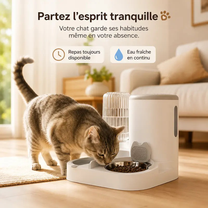Mangeoire automatique pour chat