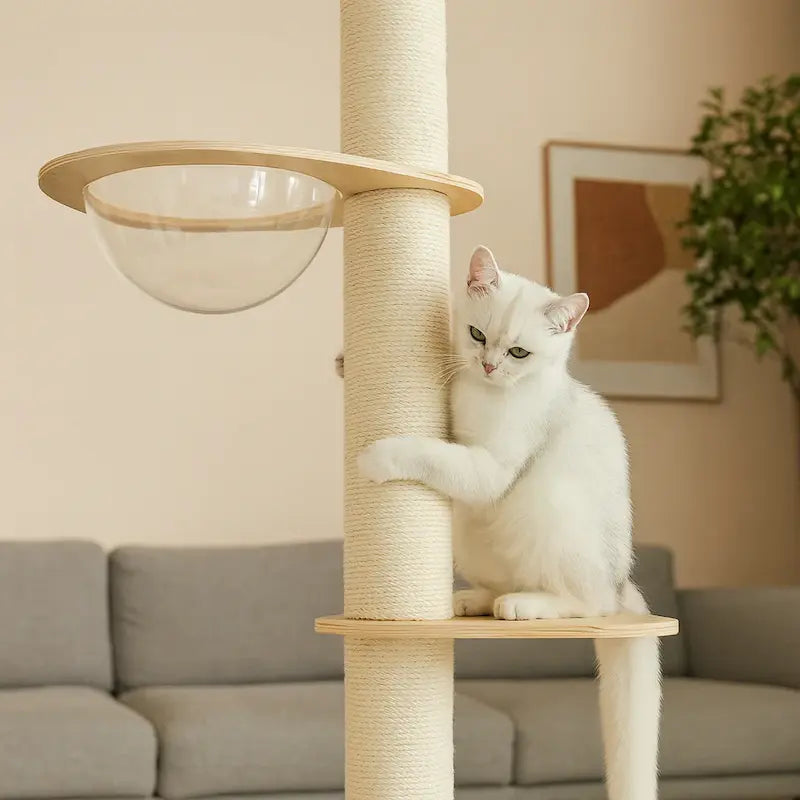 Arbre à chat plafond réglable