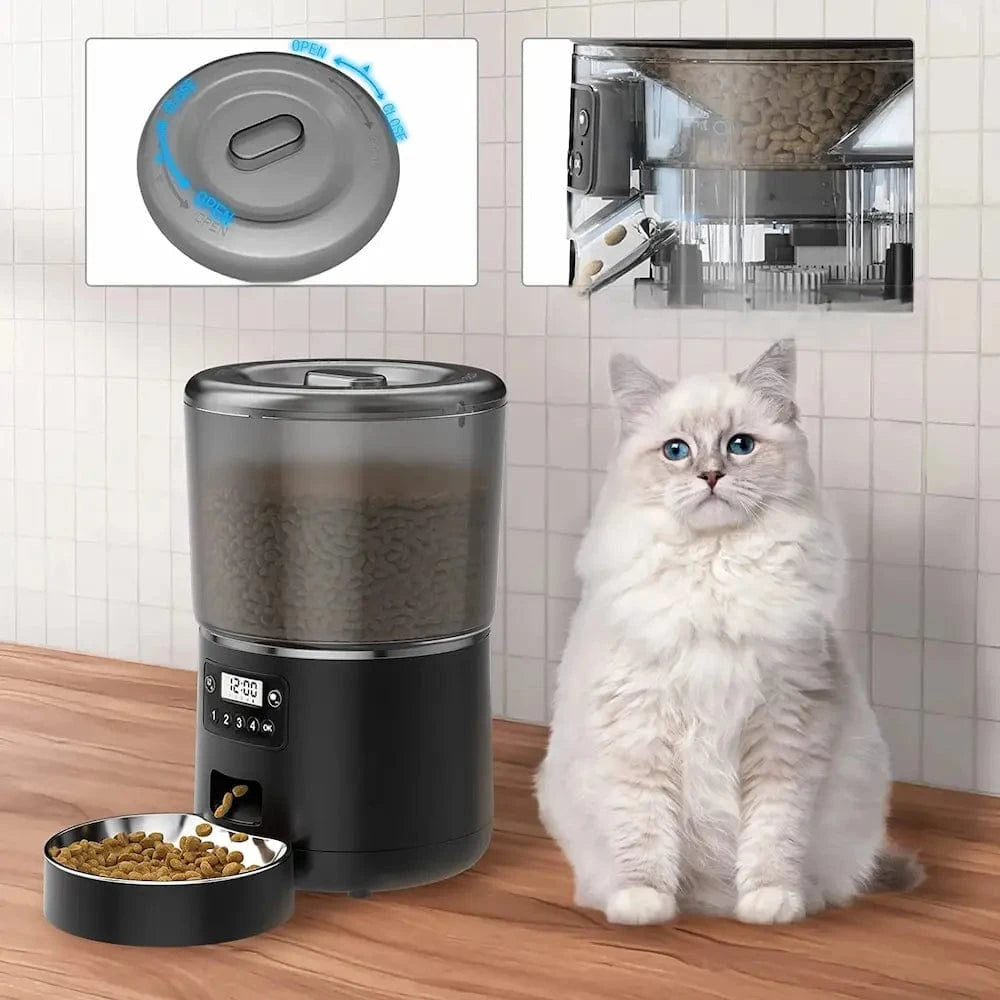 Gamelle automatique chat - Alimentation dosée Griffe d'Amour
