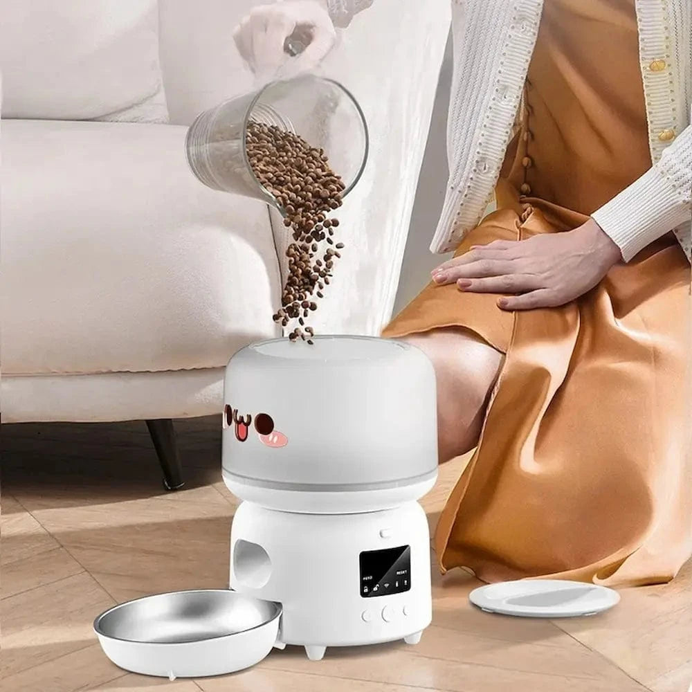 Mangeoire automatique pour chat - Double alimentation Griffe d'Amour