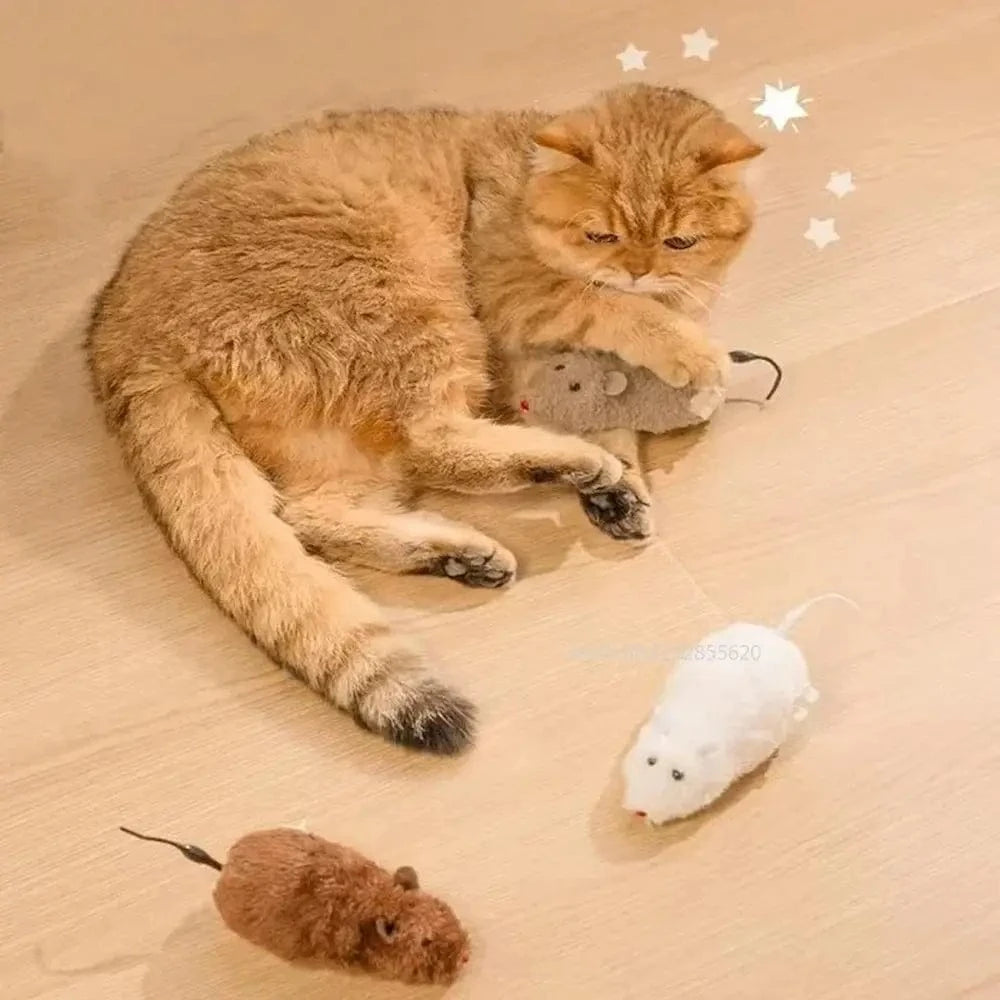 Souris pour chat interactive - Stimule l'instinct de chasse Griffe d'Amour