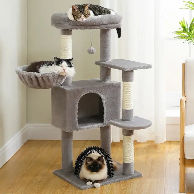 Arbre à chat avec jouet - Stimule & amuse | Furrya