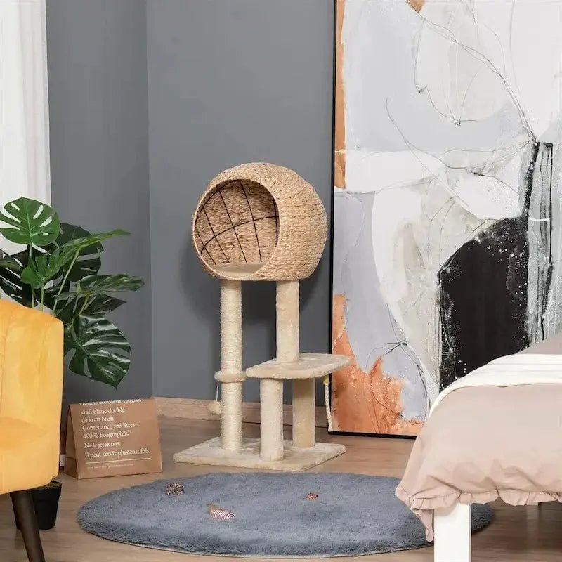 Arbre à chat avec panier - Confort assuré | Félinest