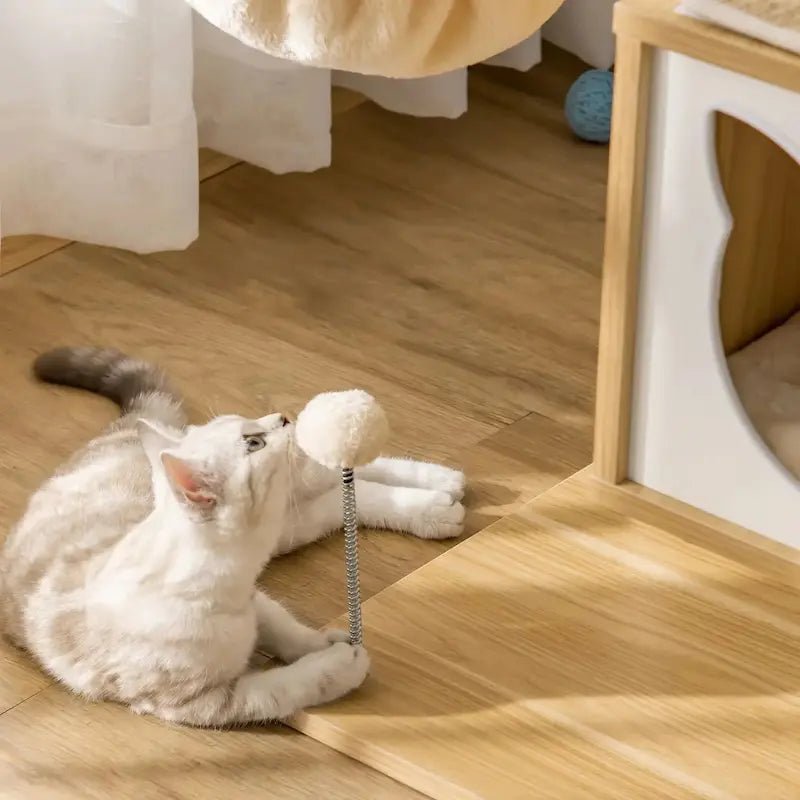 Arbre à chat en bois avec hamac – Confort en hauteur | PawNest