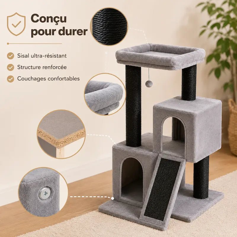 Arbre à chat en sisal - Anti-griffes canapé | Paweco