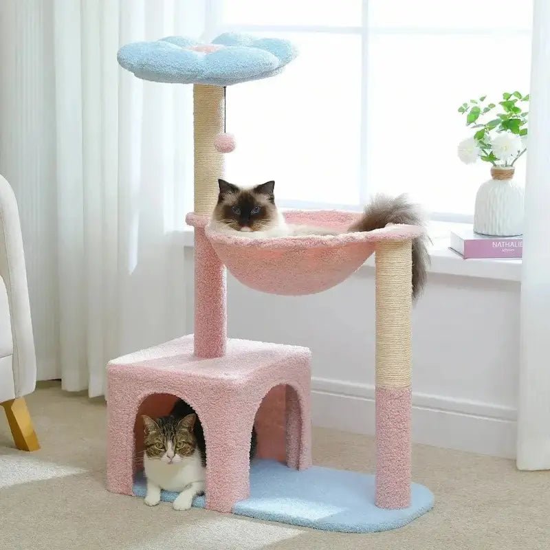 Arbre à chat fleur - Déco & confort | Feliflora