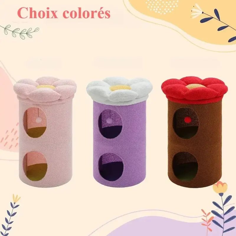 Arbre à chat tonneau - Cachette cosy | Pawbarrel