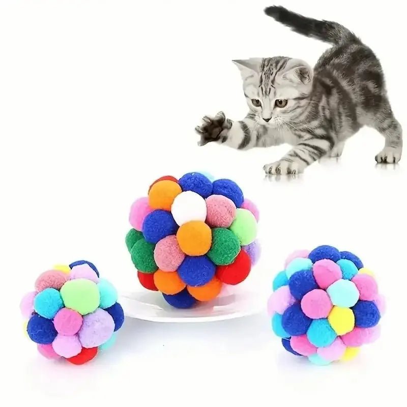 Balle pour chat colorée – Anti-ennui instantané | JoyCat