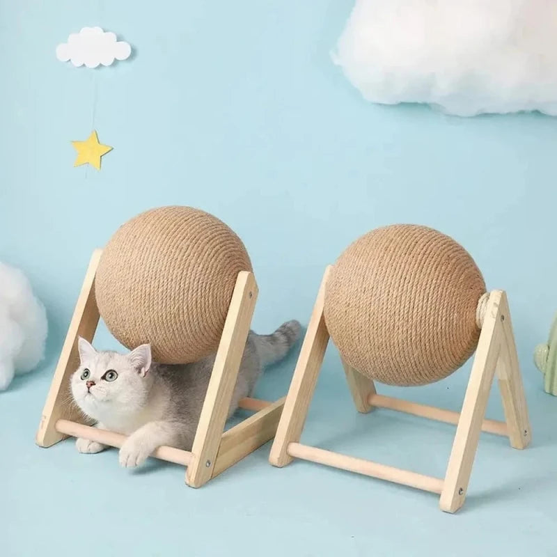 Boule griffoir chat - Anti-canapé | ScratchBall