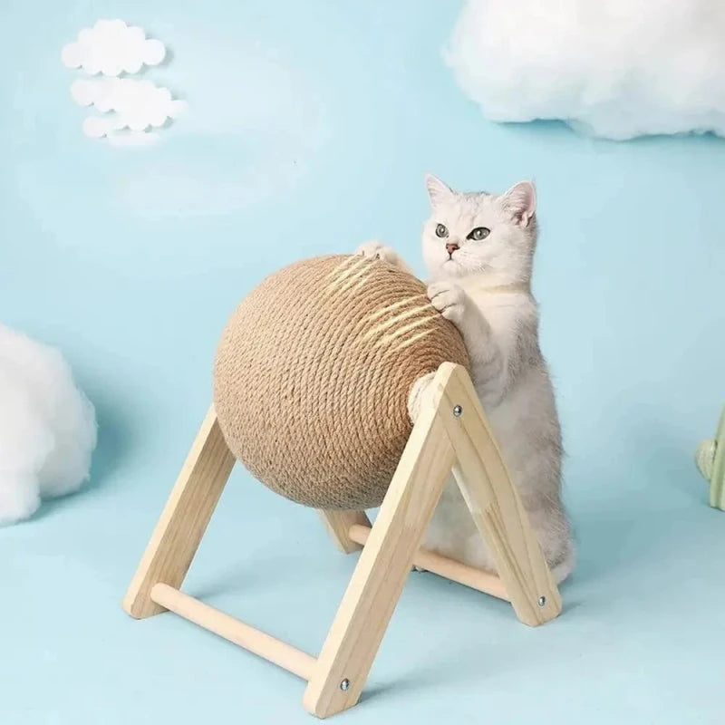 Boule griffoir chat - Anti-canapé | ScratchBall