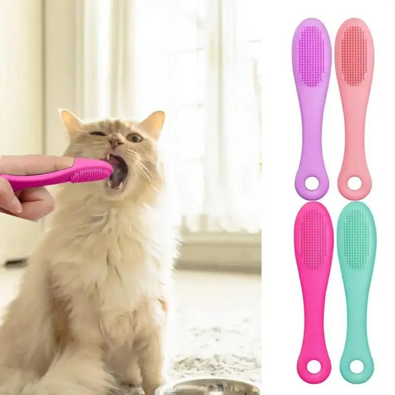 Brosse menton chat - Nettoyage doux & précis | CleanMiaou