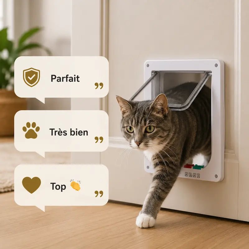 Chatière 4 positions - Contrôle total | FlexDoor