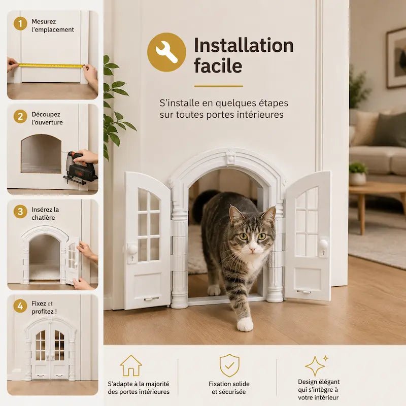Chatière pour mur - Installation facile | WallDoor