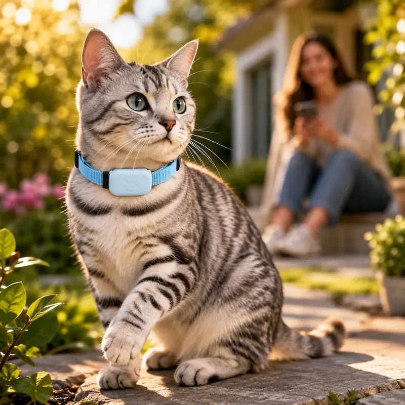 Collier de localisation pour chat - Zéro fugue | Trakomi