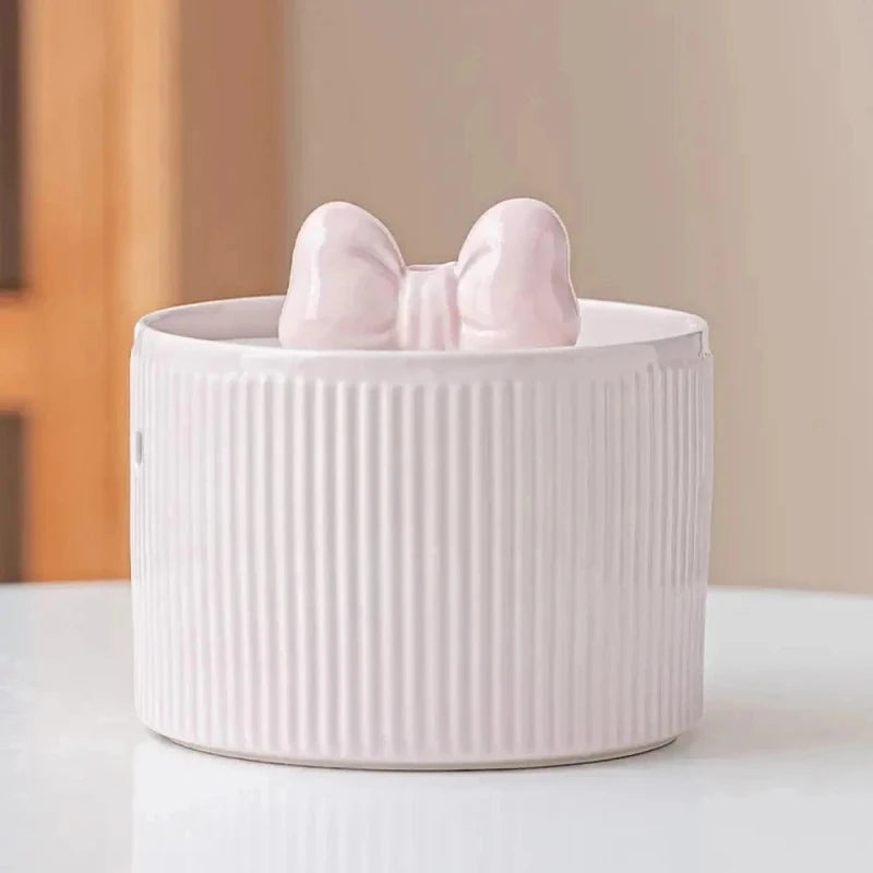Fontaine à eau chat rose - Design & hydratation | PinkFlow