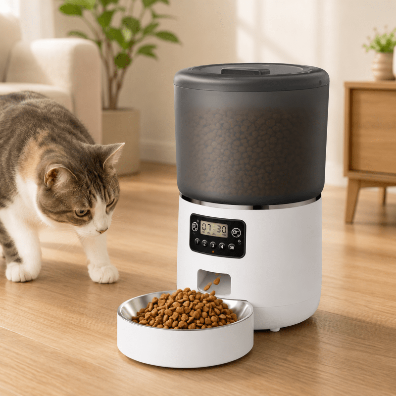 Gamelle automatique chat - Repas réguliers | Croqibox