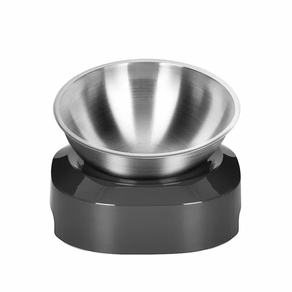 Gamelle chat surélevée inox - Anti-vomissements efficace Griffe d'Amour