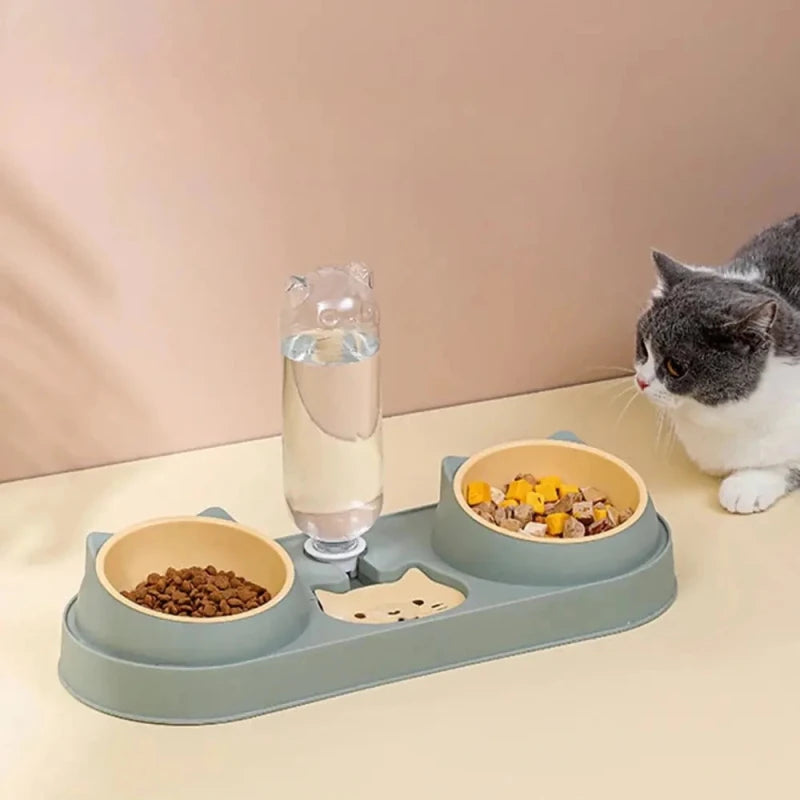 Gamelle pour 2 chats - Anti-conflit | HarmonyFeed