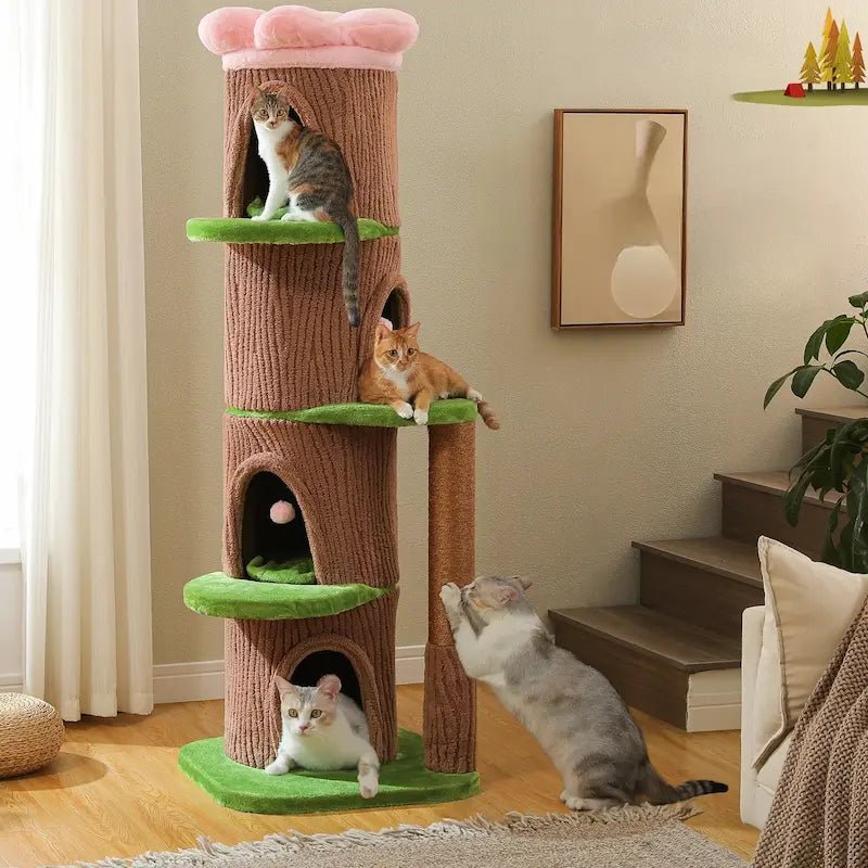 Grand arbre à chat 4 condos - Tour luxe | RoyalTree