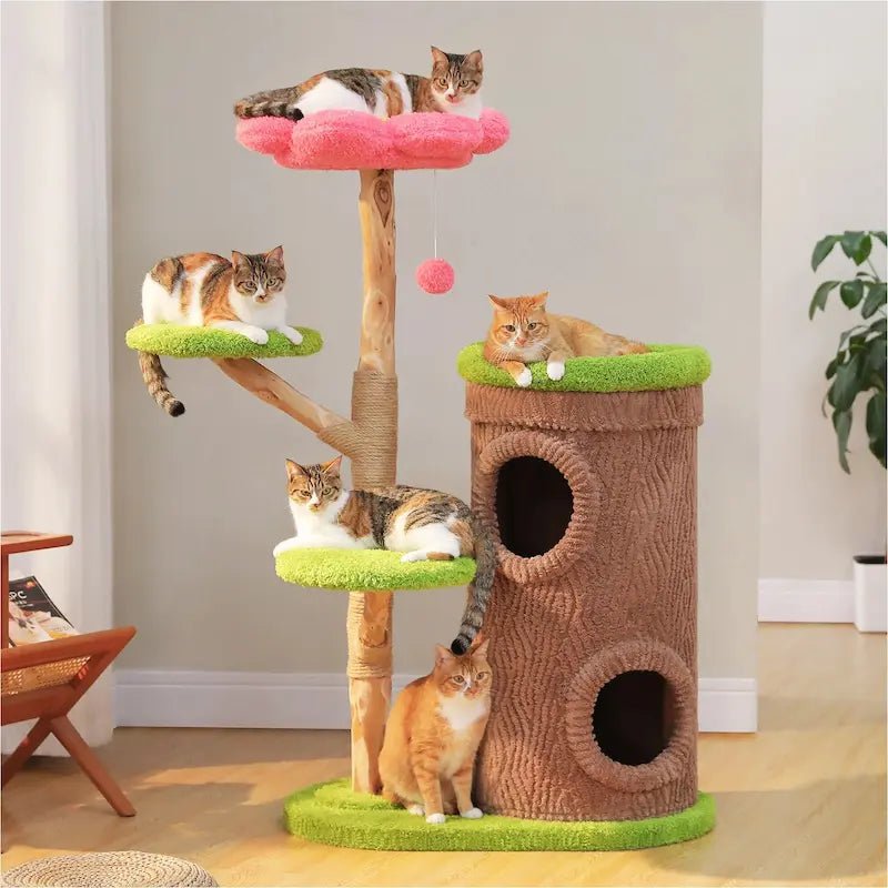 Grand arbre à chat 4 condos - Tour luxe | RoyalTree