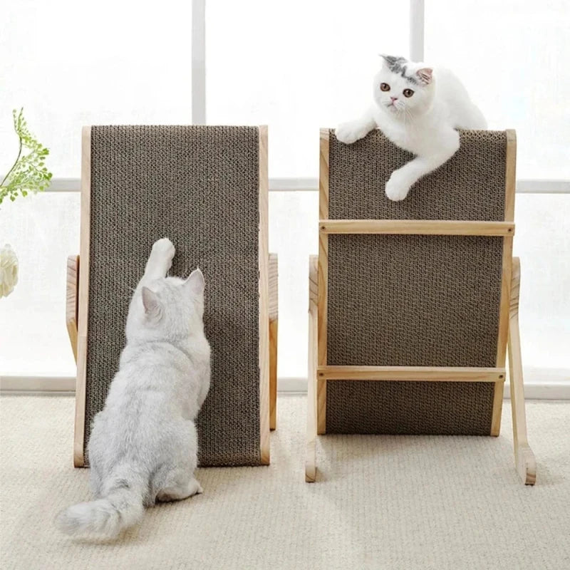Griffoir en bois pour chat - Robustesse et longévité | WoodScratch