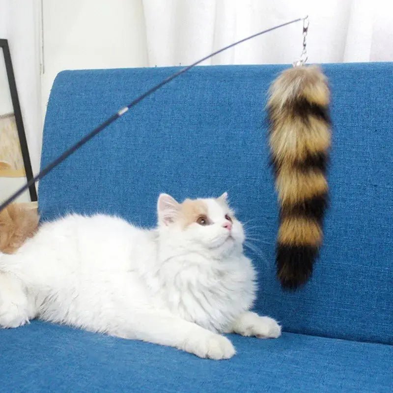 Jouet chat plume renard - Amusement garanti | CatJoy