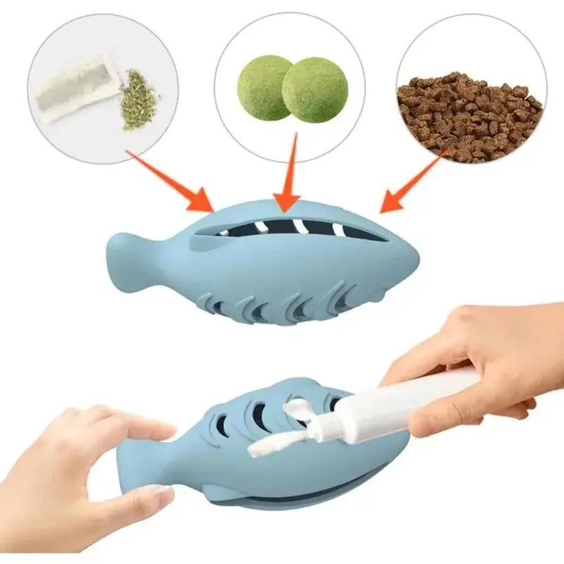 Jouet distributeur de croquettes chat - Jeu & repas malin | MiaouPlay