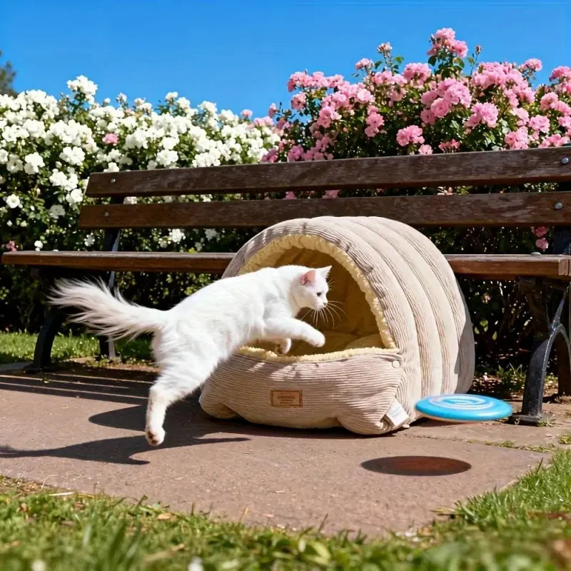 Panier chat hiver chaud