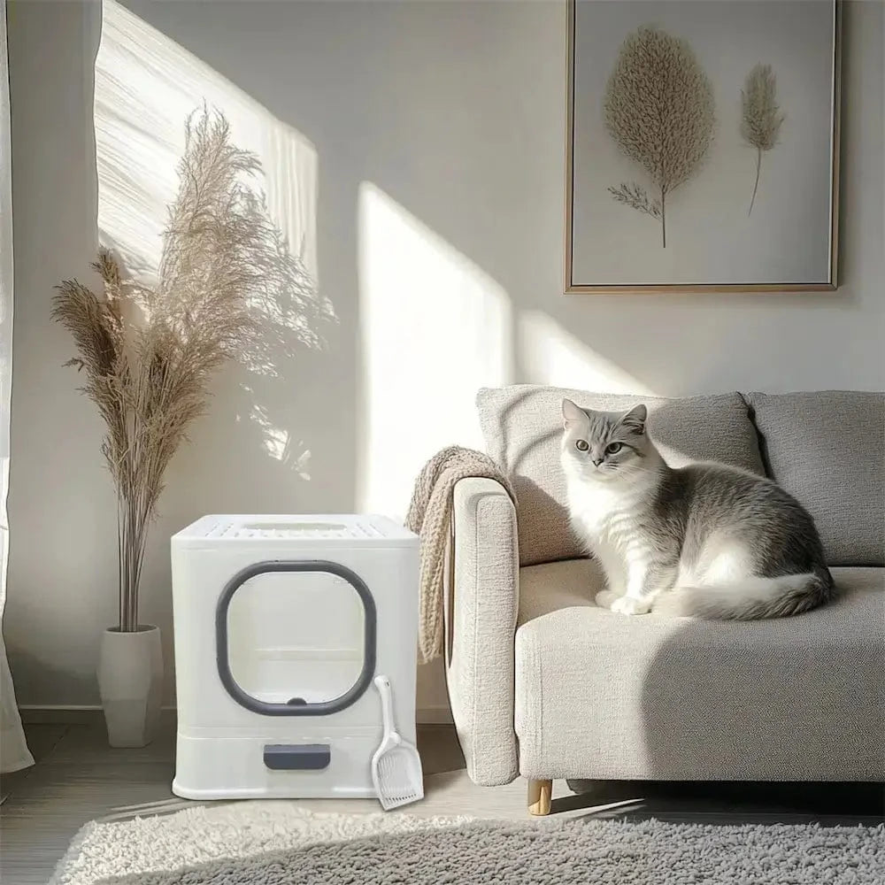 Maison de toilette chat anti odeur - Fini les mauvaises odeurs Griffe d'Amour