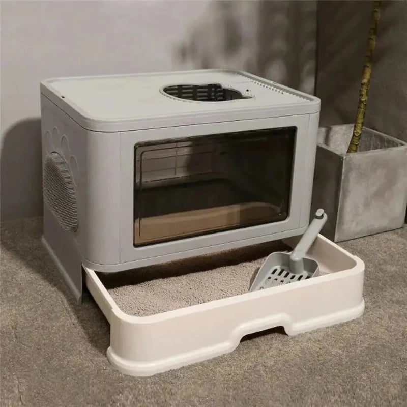 Maison de toilette XXL pour chat - Pratique & anti-odeurs | FéliXL