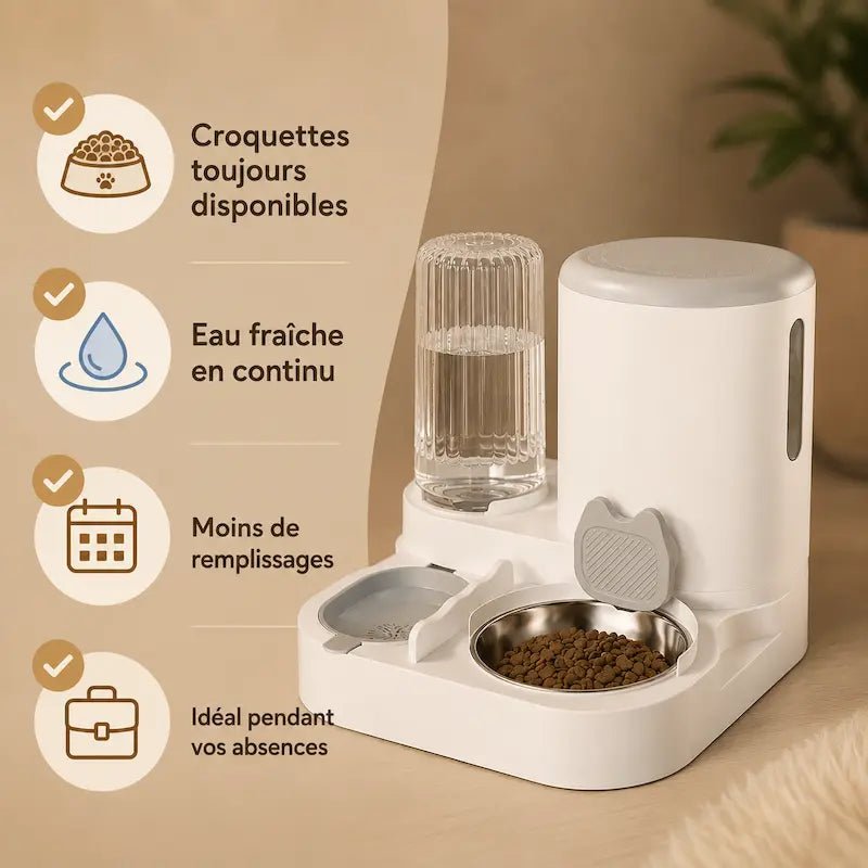 Mangeoire automatique pour chat - Plus de sérénité | FéliMeal