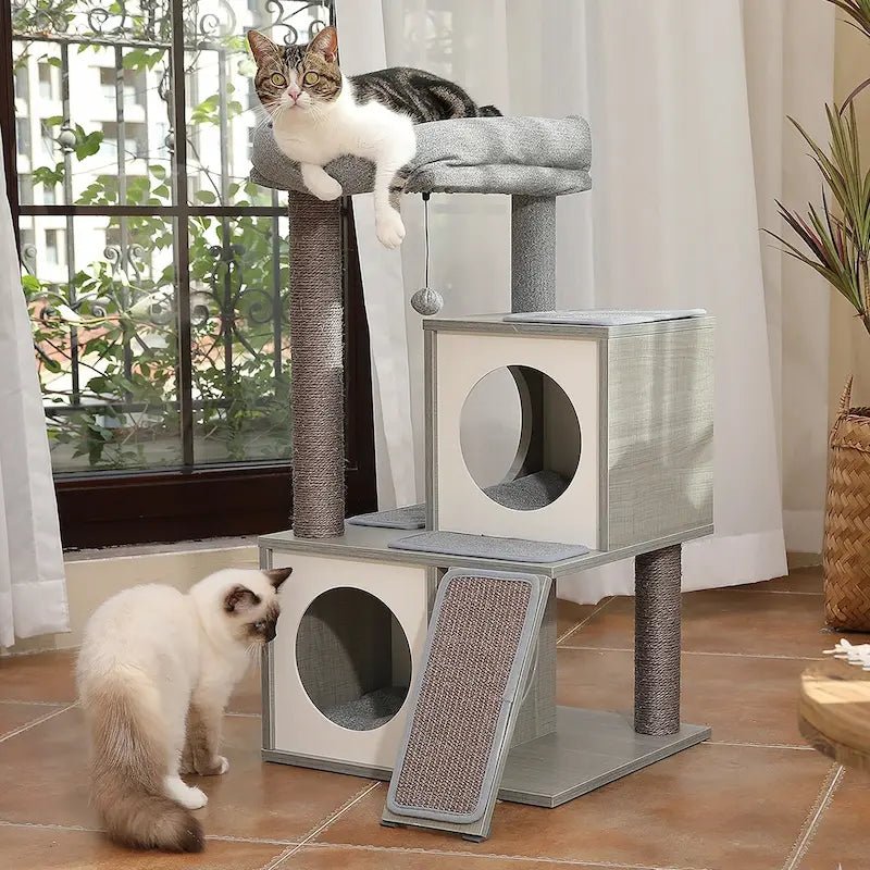 Petit arbre à chat moderne - Stable | UrbanNest