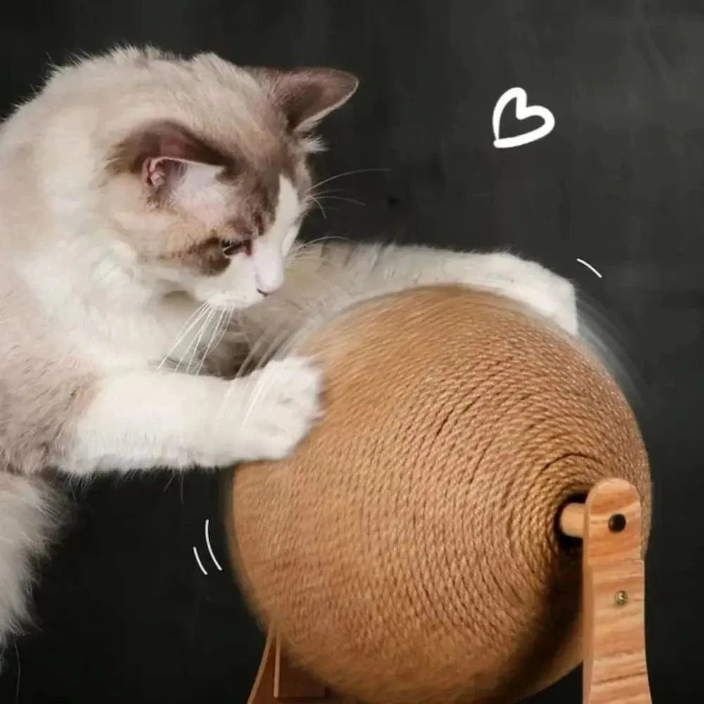 Planche à gratter avec boule centrale - Protège vos meubles Griffe d'Amour