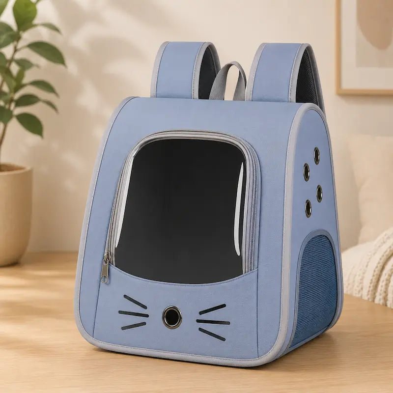 Sac à dos chat transparent - Vue & confort | Purravia